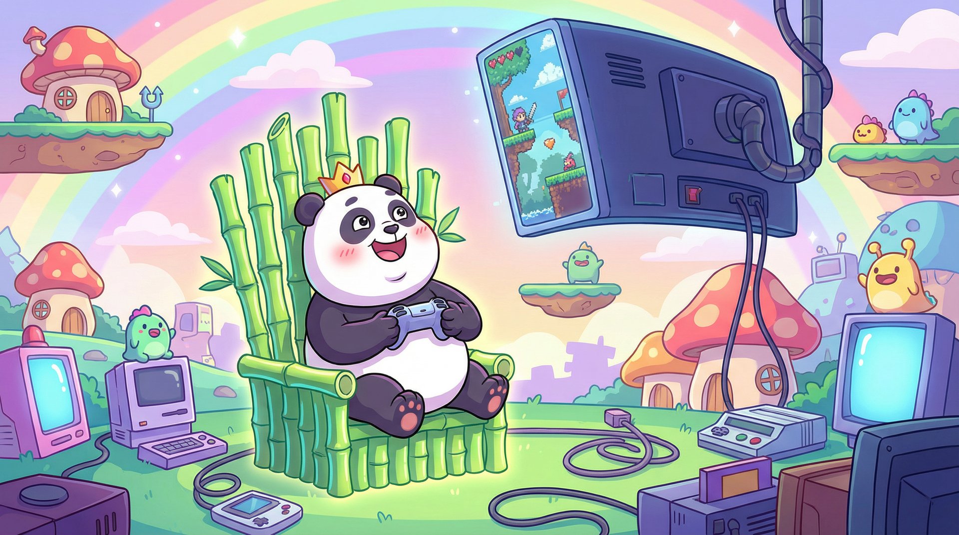 高清3D动漫熊猫视频